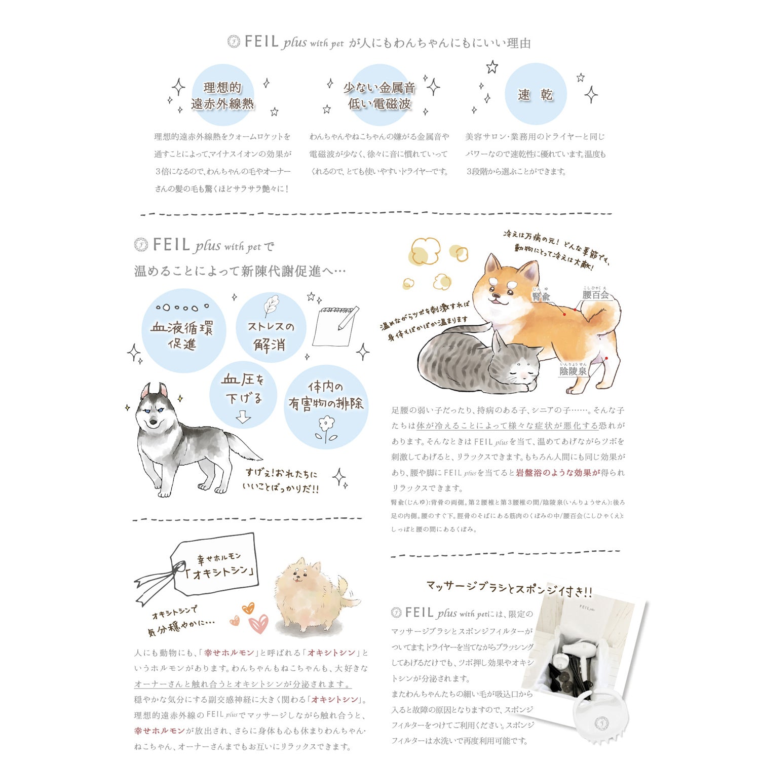 ペット用ドライヤー フェールプラス FEIL plus with pet